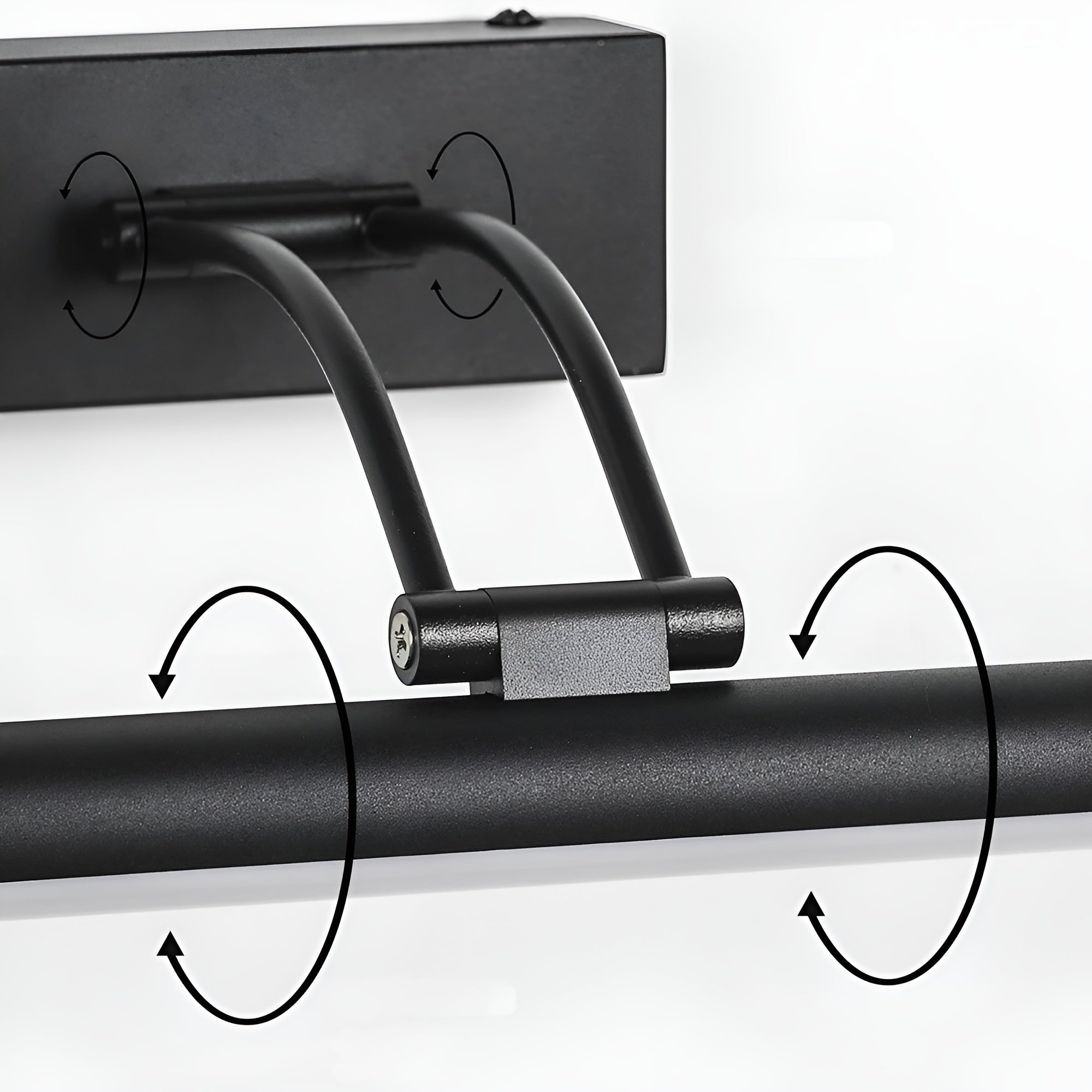 Wandleuchte Innen – Modernes Wandlicht in Schwarz oder Silber | Ideal über dem Spiegel