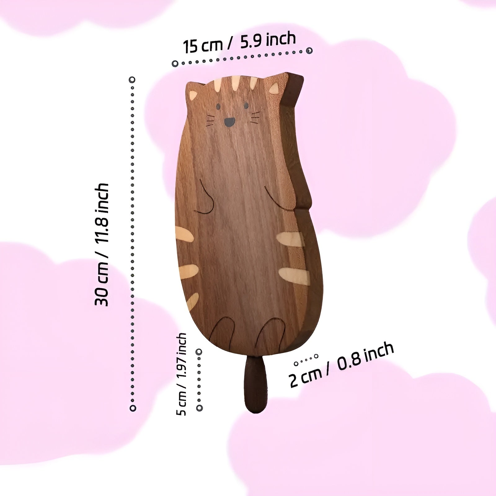 Schneidebrett aus Massivholz – Verspielt in Eichhörnchenform | Lebensmittelecht & Langlebiges Design für Küche & Frühstück