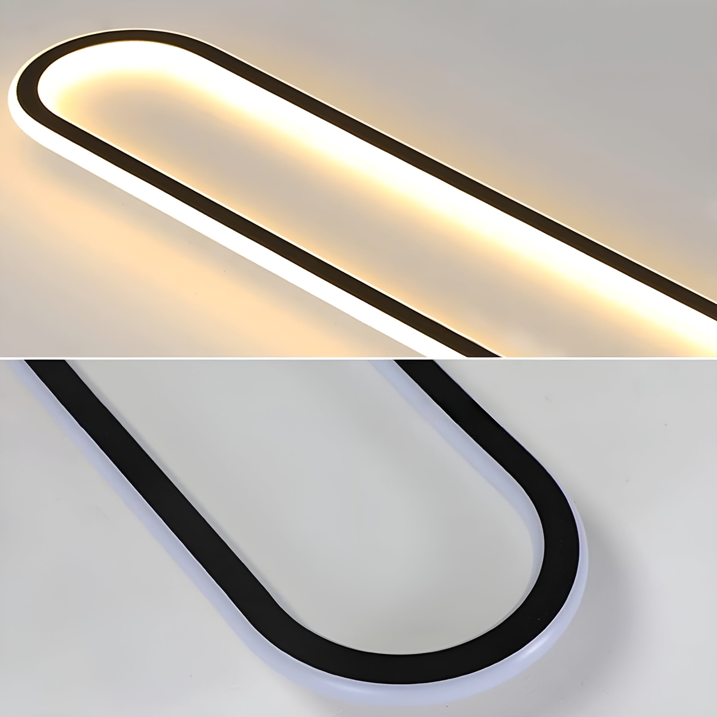 LED-Deckenleuchte in Ovalform – Elegante  Modernes Design für Flur & Eingangsbereich