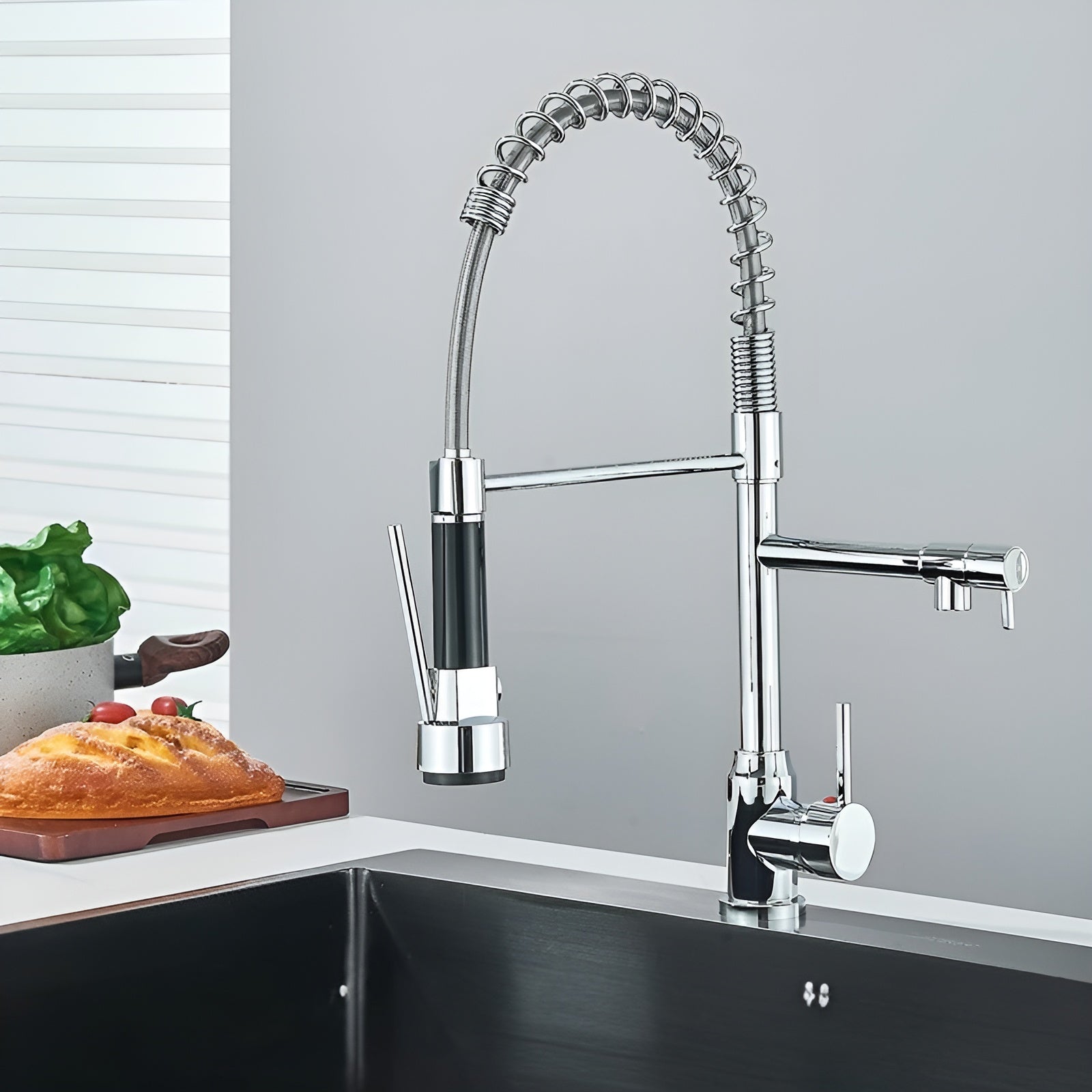 Flexible Küchenarmatur – Drehbarer Wasserhahn | Praktisch und Modern für Jede Küche