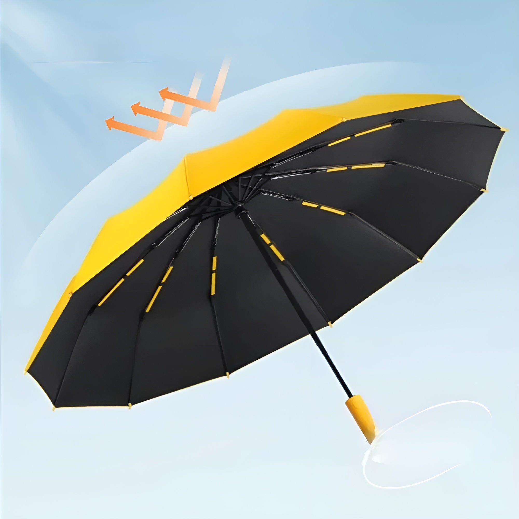 Taschenschirm – Wind- und Wasserdicht | Kompakt und Leicht für Unterwegs