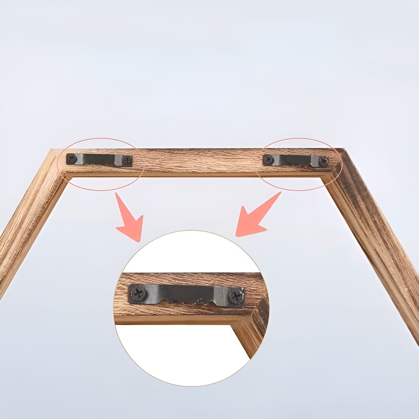 Hexagonale Wandregale (5er-Set) – Schwebendes Design im Landhausstil | Aus Holz Perfekt für Wohnzimmer & Schlafzimmer