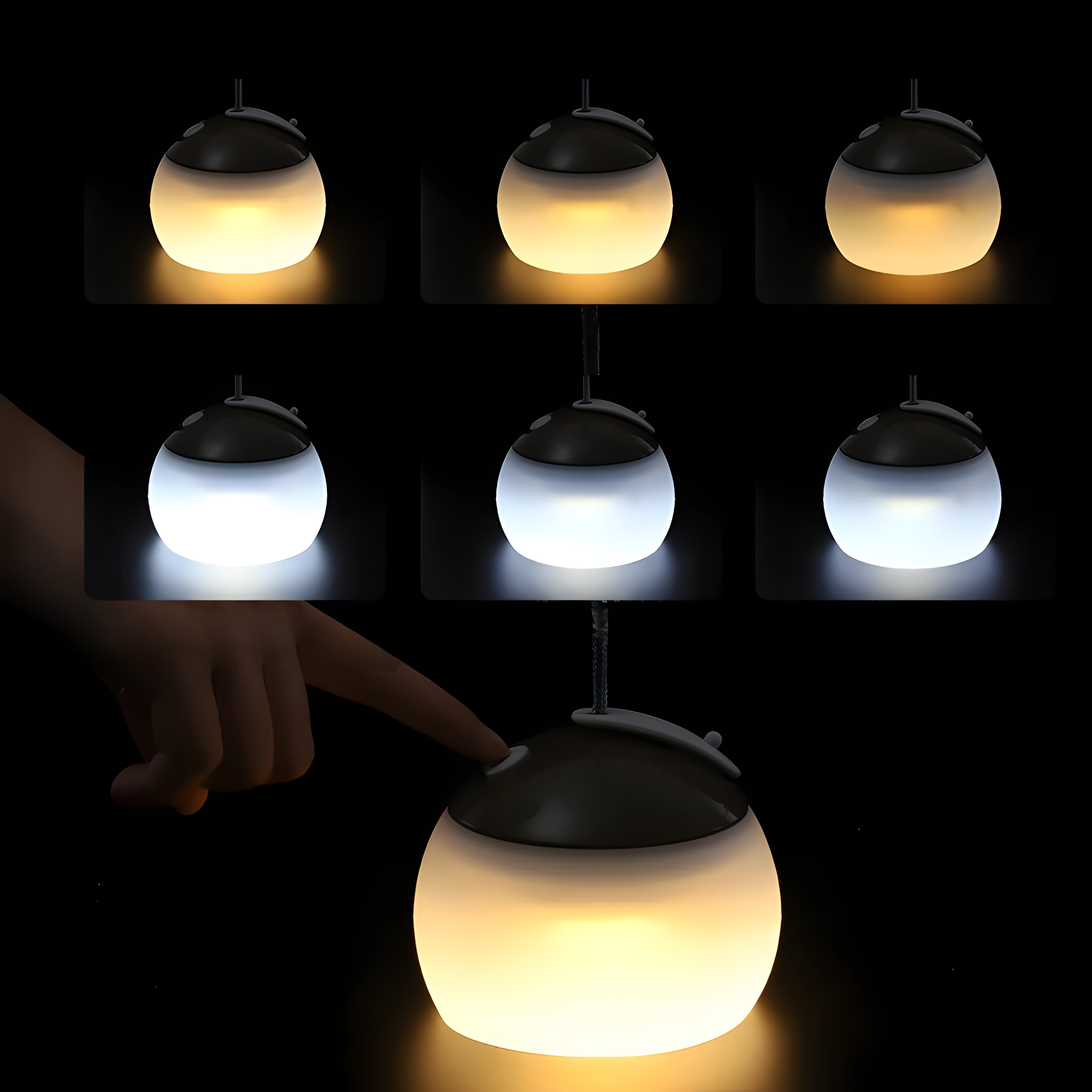 GlowTrek - LED-Hängelampe, Wiederaufladbar