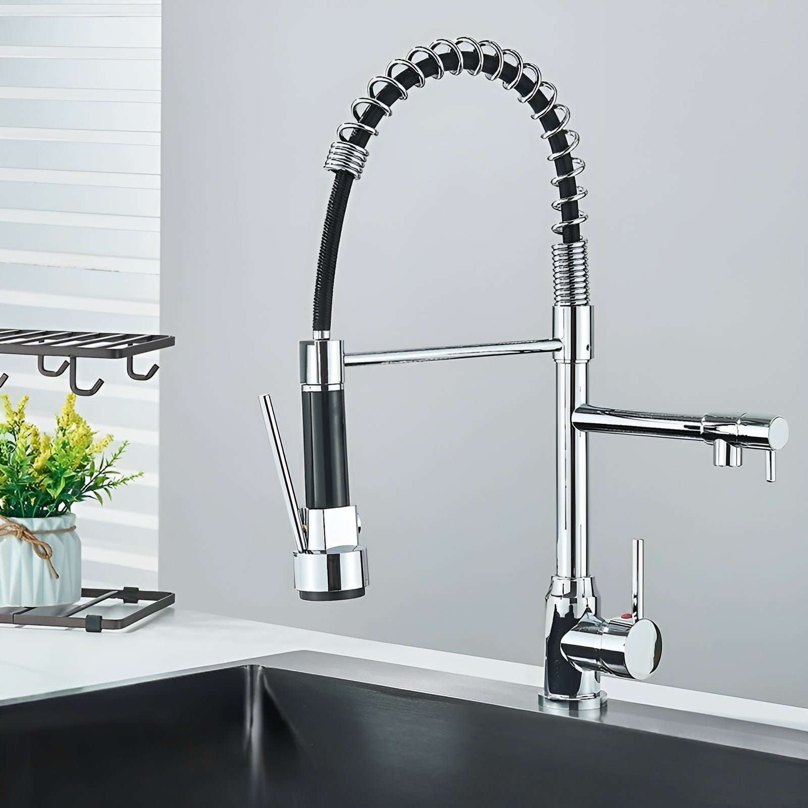 Flexible Küchenarmatur – Drehbarer Wasserhahn | Praktisch und Modern für Jede Küche