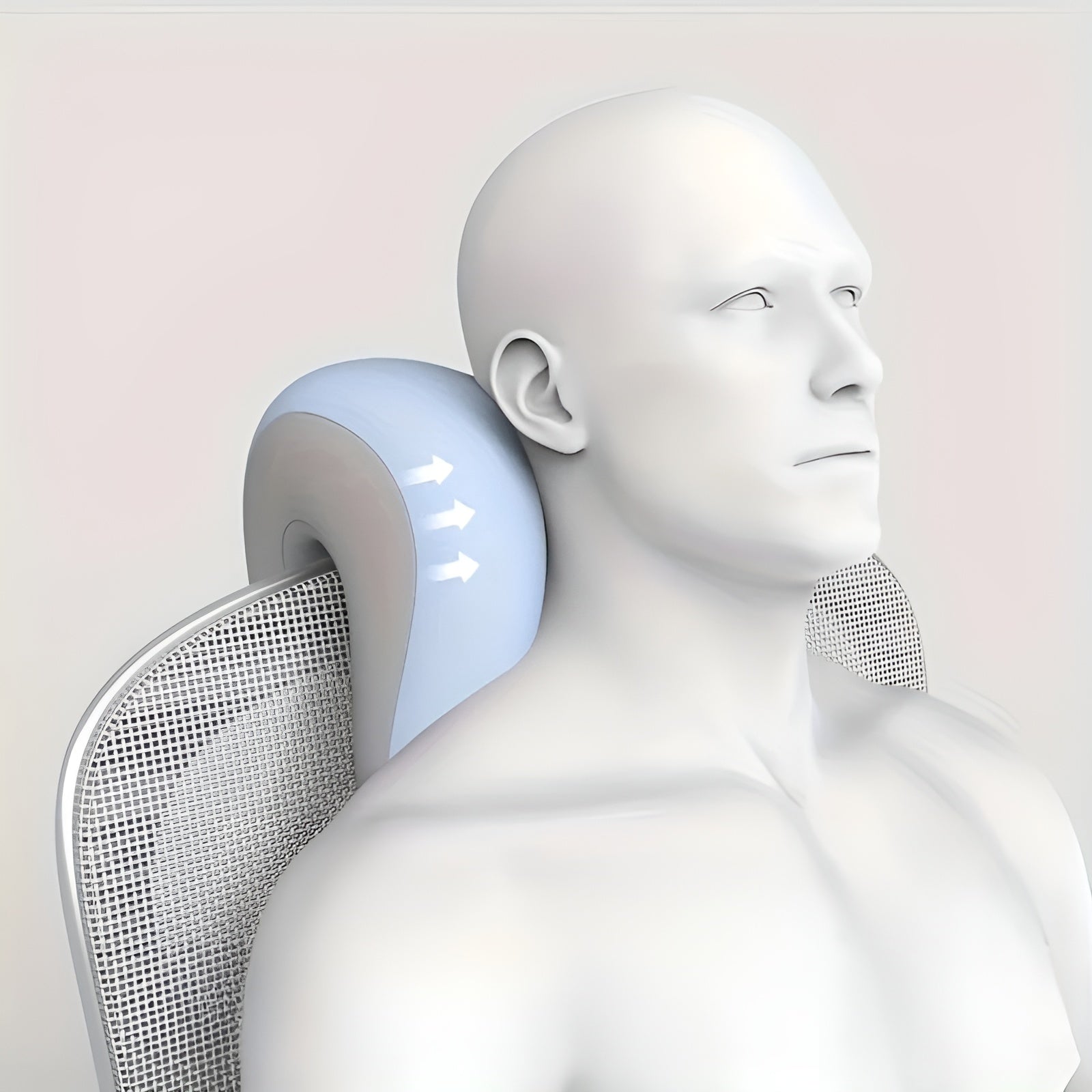 Ergonomisches Nackenkissen – Bequemer Kopf- und Nackenschutz | Ideal zum Entspannen