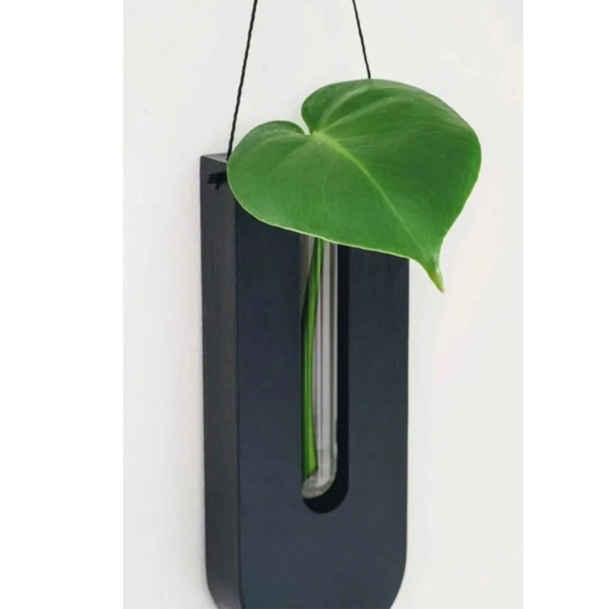 Holz-Wandvasen im Rustikalen Design – Kreative Blumendeko | Perfekt für Blumen und Moderne Wandgestaltung - Vase