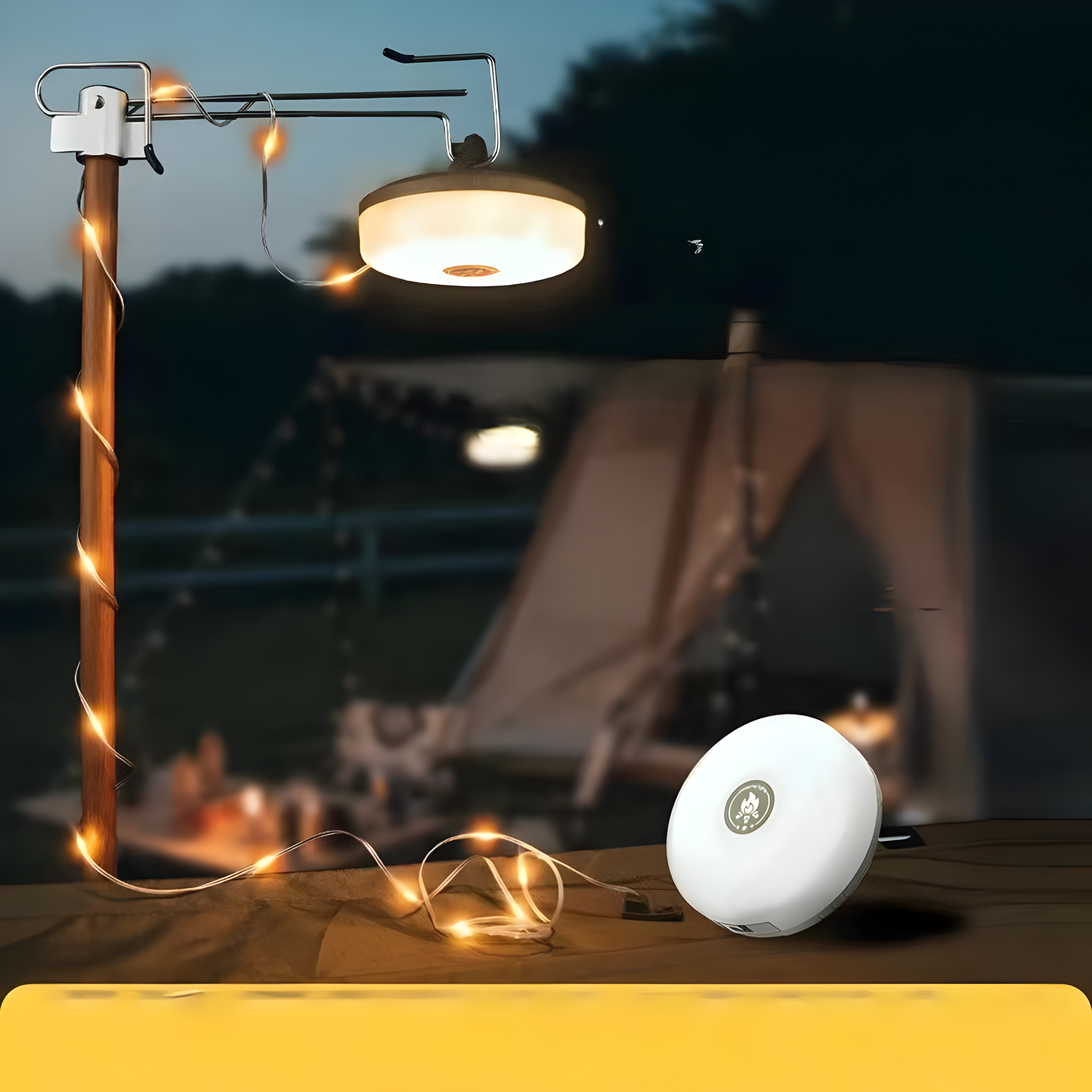 CampNova - Wasserdichtes LED-Zelt-Lichtband