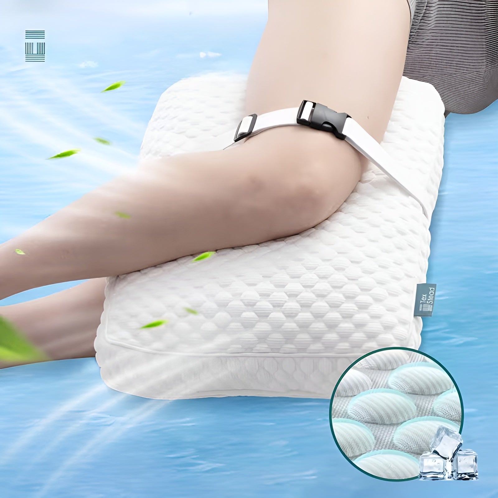 Ergonomisches Beinkissen für Seitenschläfer – Entlastend und Komfortabel | Ideal für Rücken Hüfte und Knie - Kissen