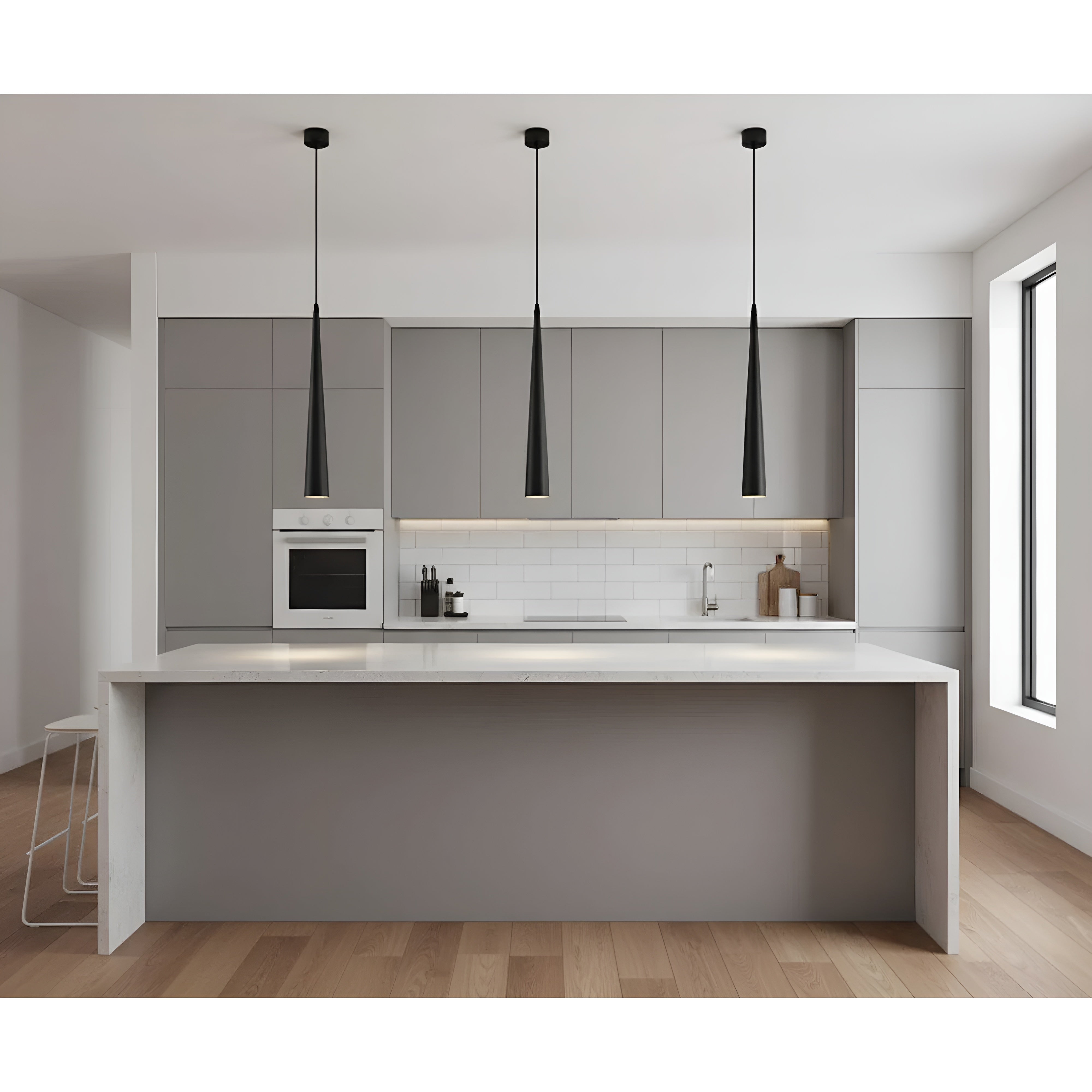 Moderne LED-Pendelleuchte – Stilvolle Deckenbeleuchtung | Perfekt für Wohnzimmer, Esszimmer und Küchen