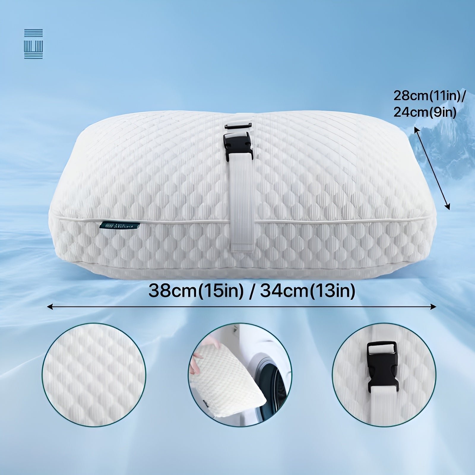 Ergonomisches Beinkissen für Seitenschläfer – Entlastend und Komfortabel | Ideal für Rücken Hüfte und Knie - Kissen