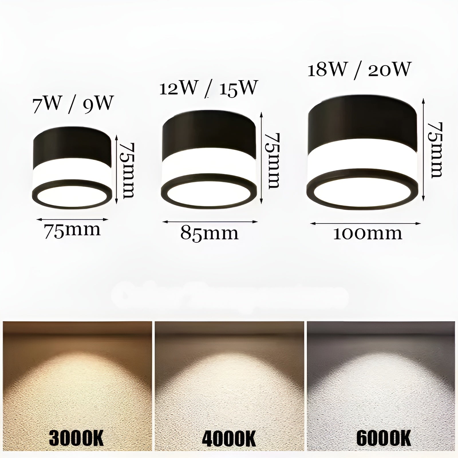 LED-Deckenspot in Pastellfarben – Dimmbar & Blendfrei | Stilvolle moderne Beleuchtung