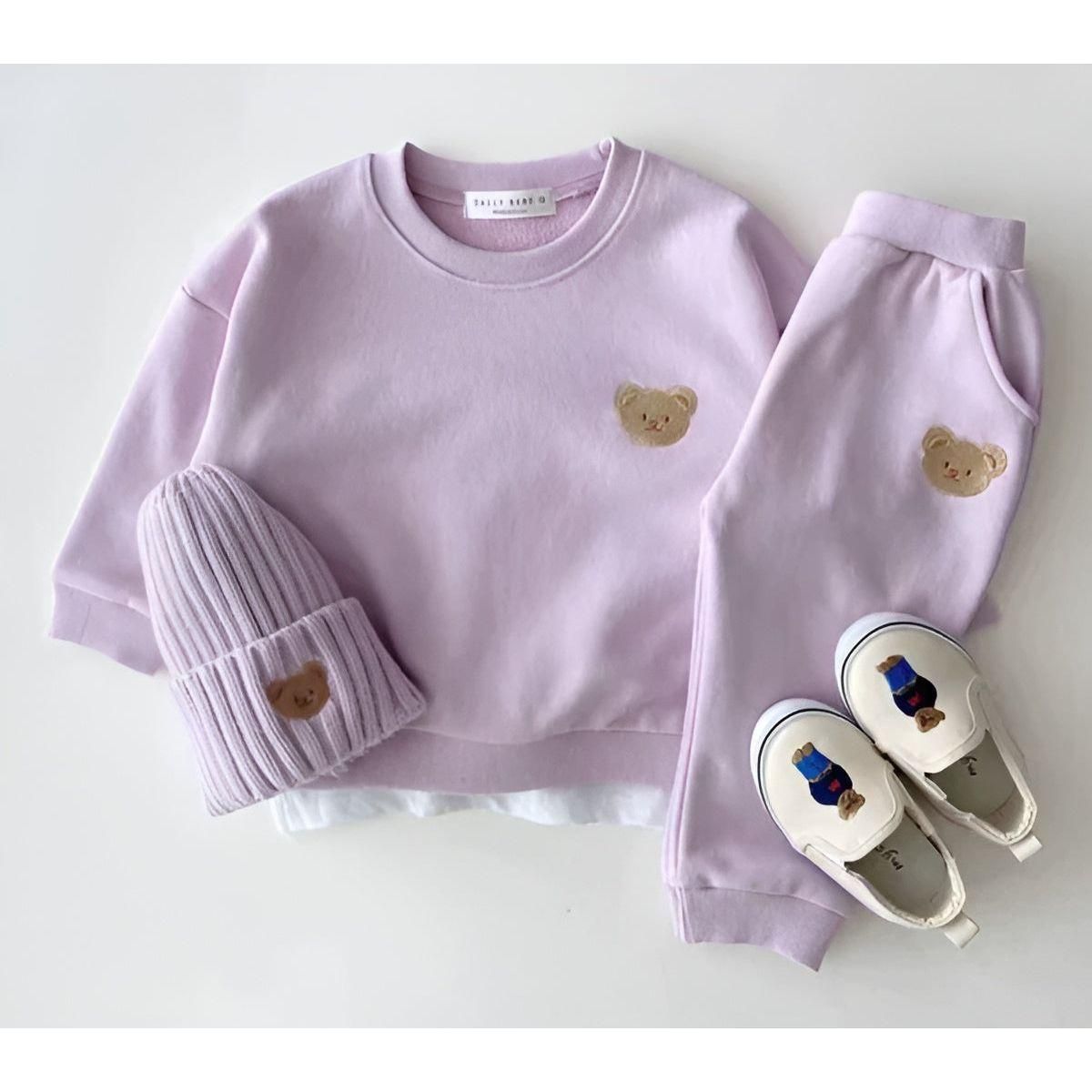 SnuggleBear - Unisex-Babybär Passendes Set (Pullover + Hose) - Elegare