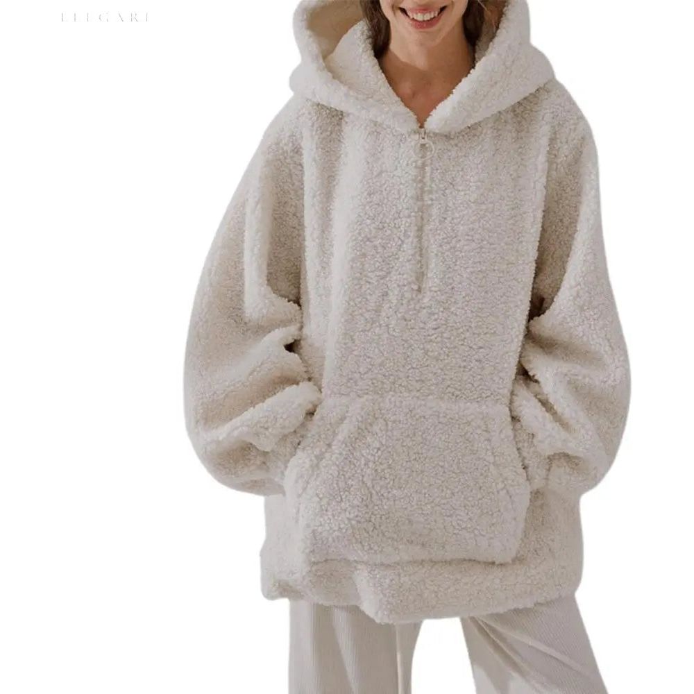 Vikki -  Warmer und kuscheliger Fuzzy Fleece Hoodie - Elegare - DEA115 -   