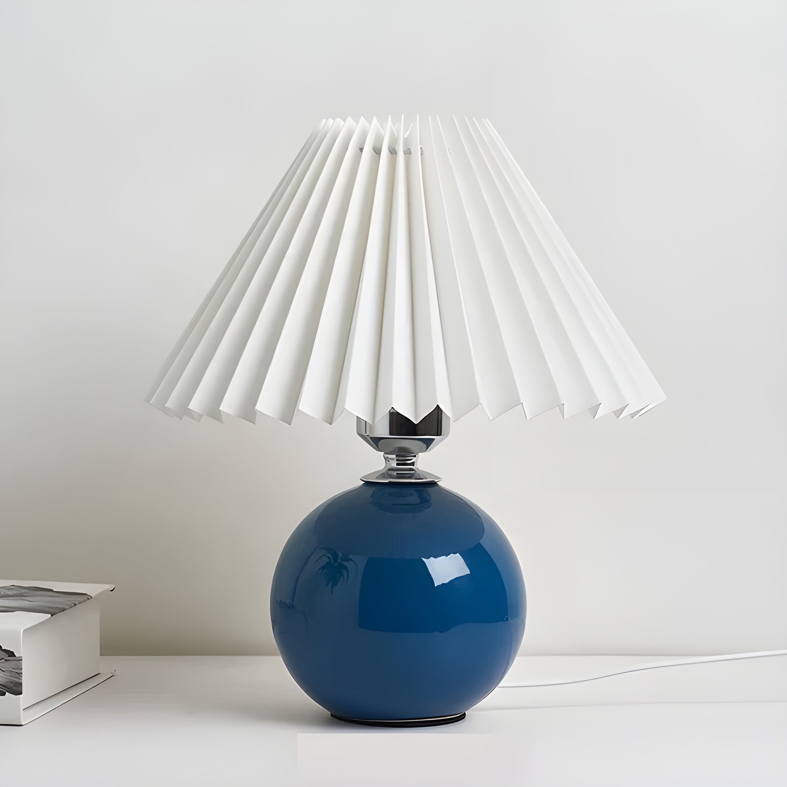 LumiPleat Lampe – Vintage Falten-Tischlampe