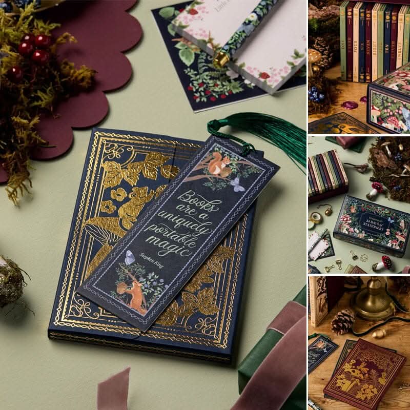 Adventskalender Schreibwaren – Nahaufnahme nummerierter Türchen