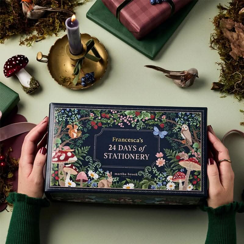 Adventskalender Schreibwaren – Jahreskalender hinter einem der 24 Türchen