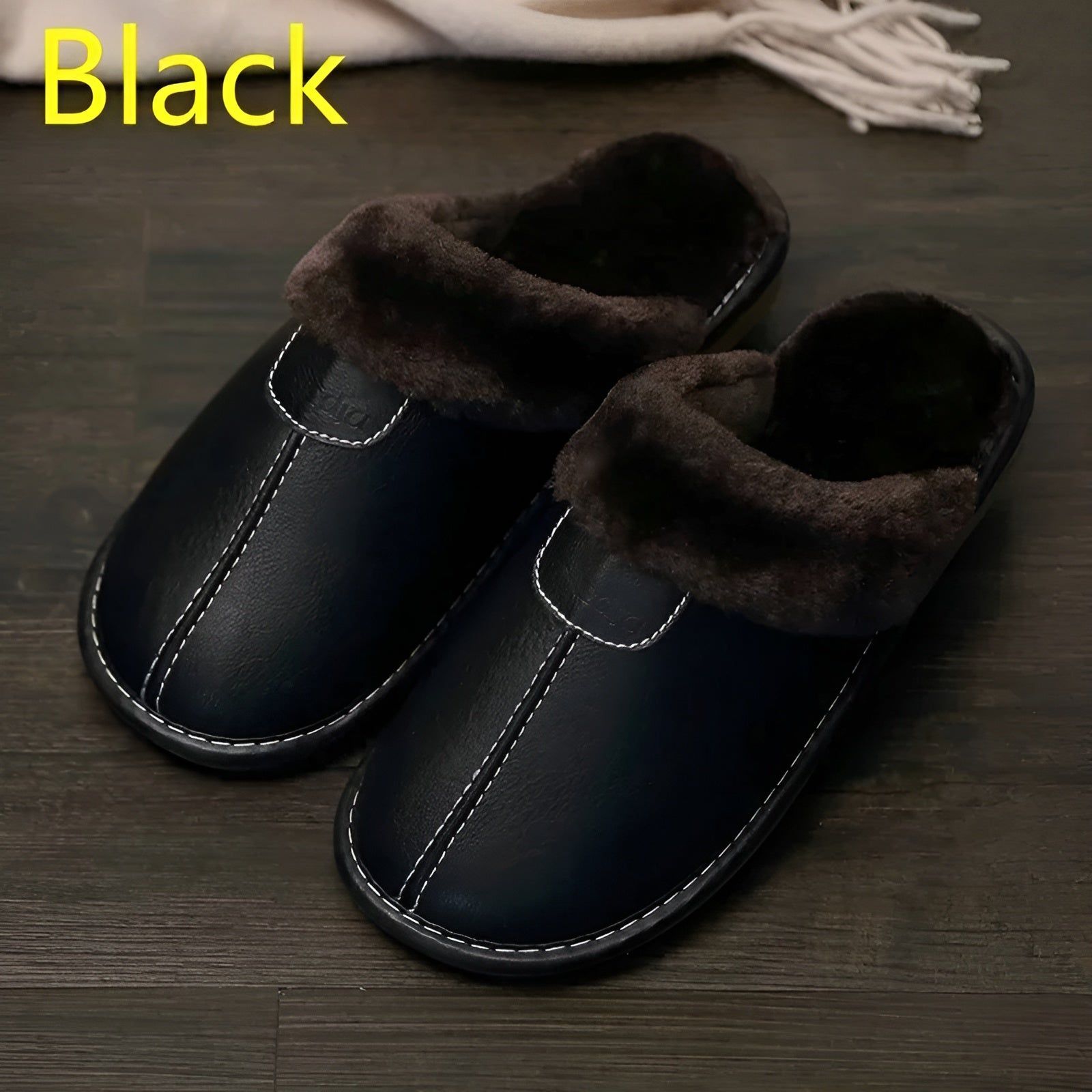 WinterCozy Slippers - Unisex Warme Leder-Hausschuhe Elegare