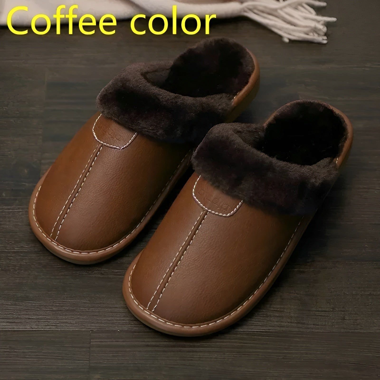 WinterCozy Slippers - Unisex Warme Leder-Hausschuhe Elegare