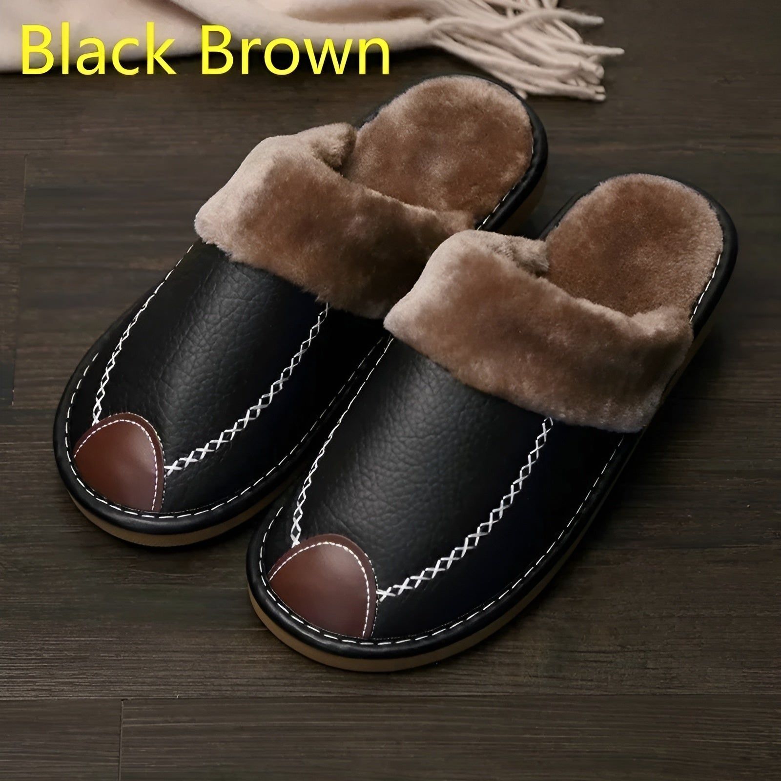 WinterCozy Slippers - Unisex Warme Leder-Hausschuhe Elegare