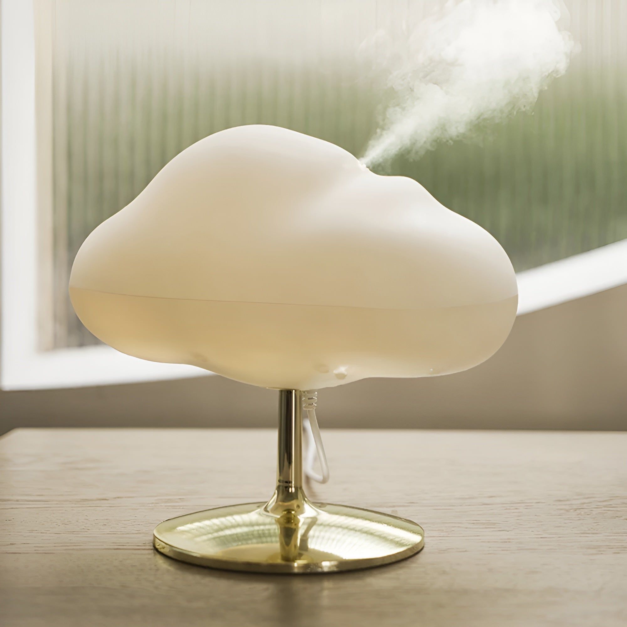 MistCloud Diffuser - Ultraschall USB Luftbefeuchter & ätherisches Öl Zerstäuber für Beruhigende Atmosphäre - Elegare