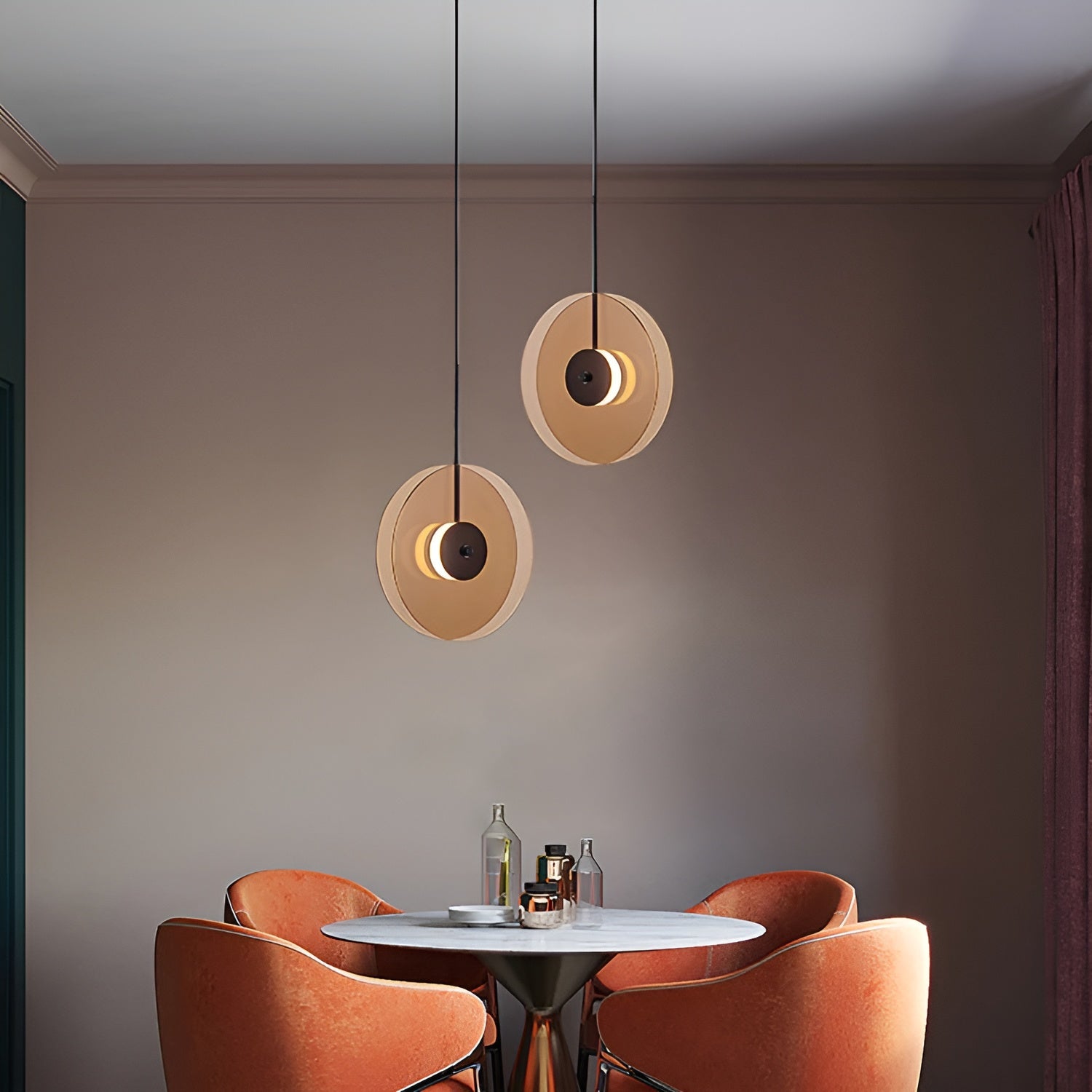 Glas-Pendelleuchte – Modernes Design & stimmungsvolle Beleuchtung | Perfekt für die Innenbeleuchtung