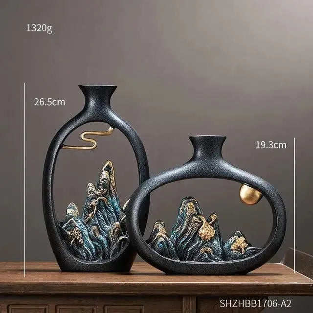 Zen Vase Haven: Ihr Feng Shui Meisterstück - Elegare - DEA143 -   