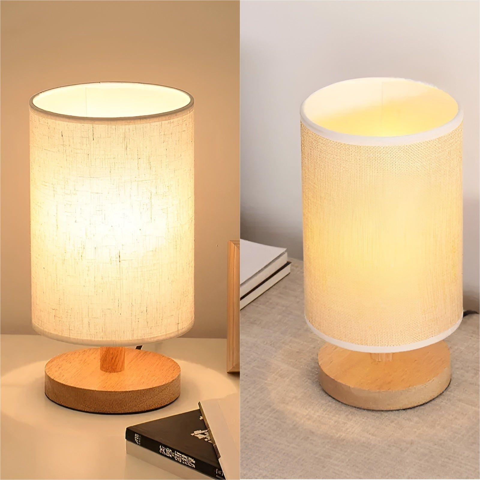 ZenShade Lamp - Moderne USB-Tischlampe fürs Schlafzimmer Elegare