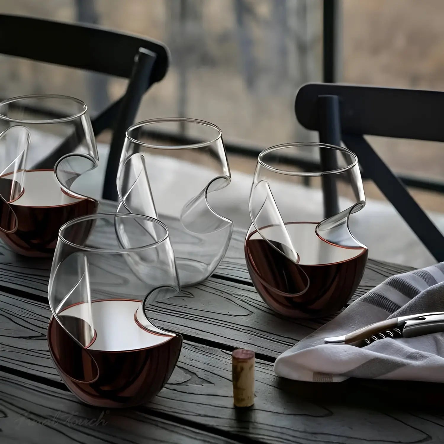 Hochwertiges Glas aus Borosilikat – Elegant geschwungen | Stilvoll für Wein und besondere Anlässe