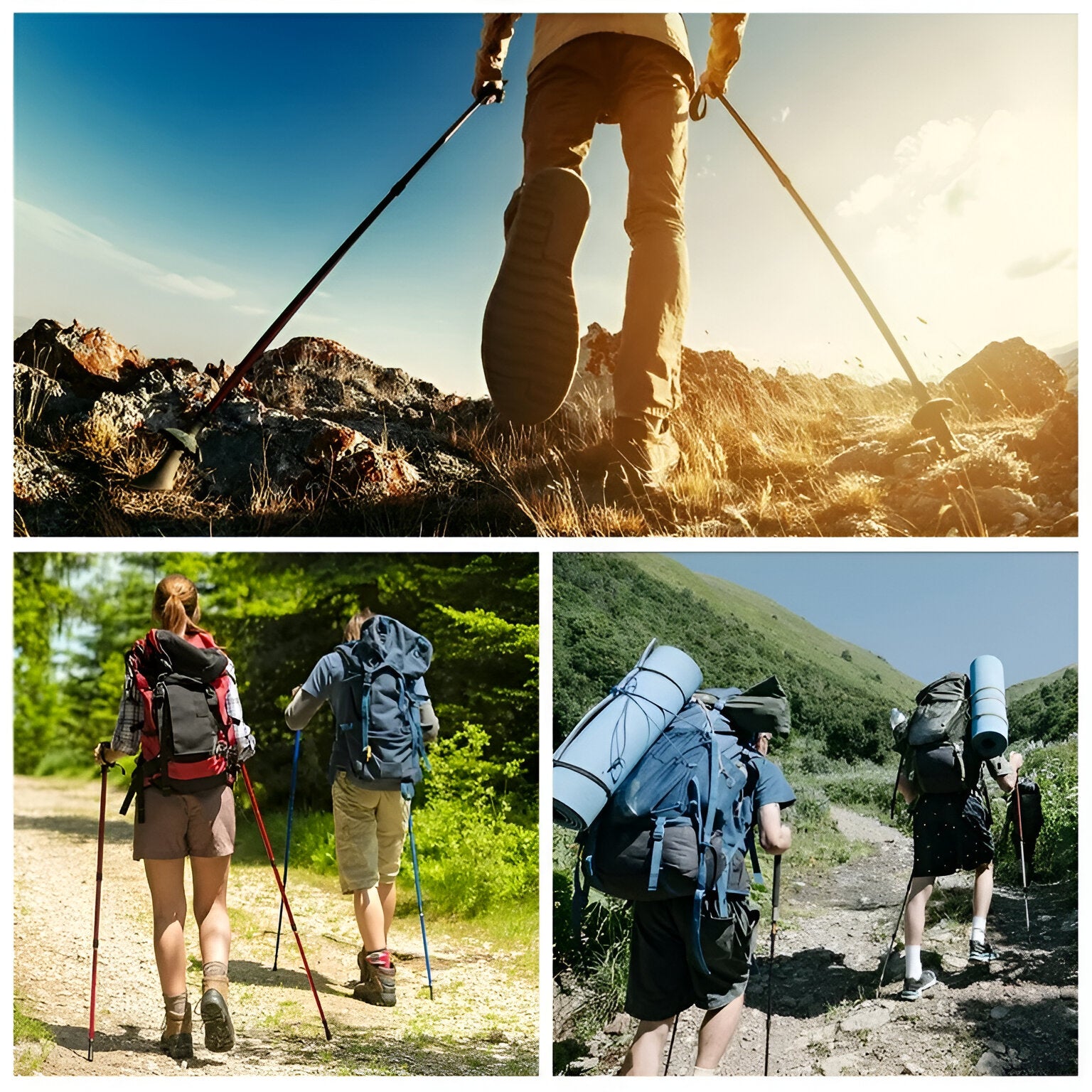 TrailXpert - Multifunktionaler Faltbarer Wanderstock