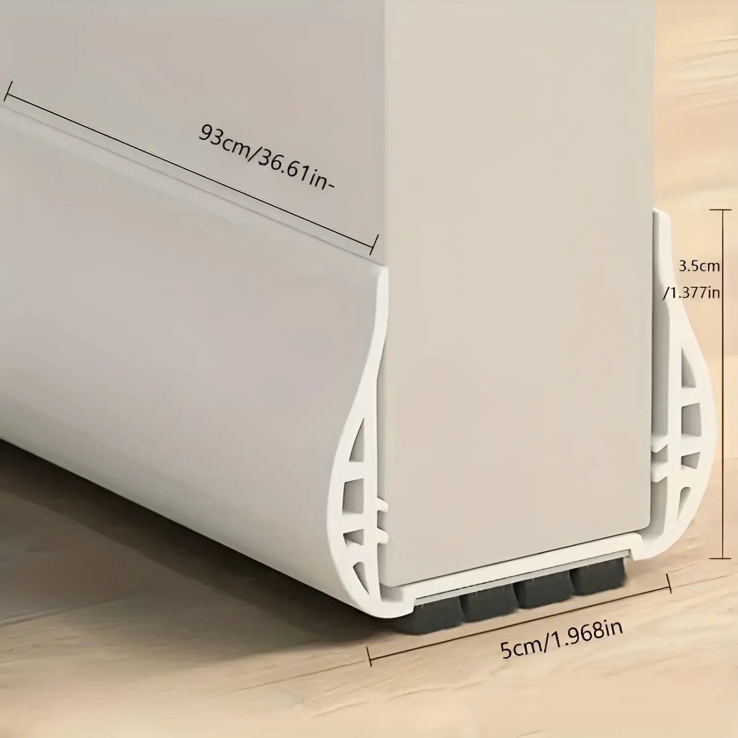 Türdichtungsstreifen aus Polyester – Verstellbar & Zugluftdicht | Ideal gegen Kälte und Wind