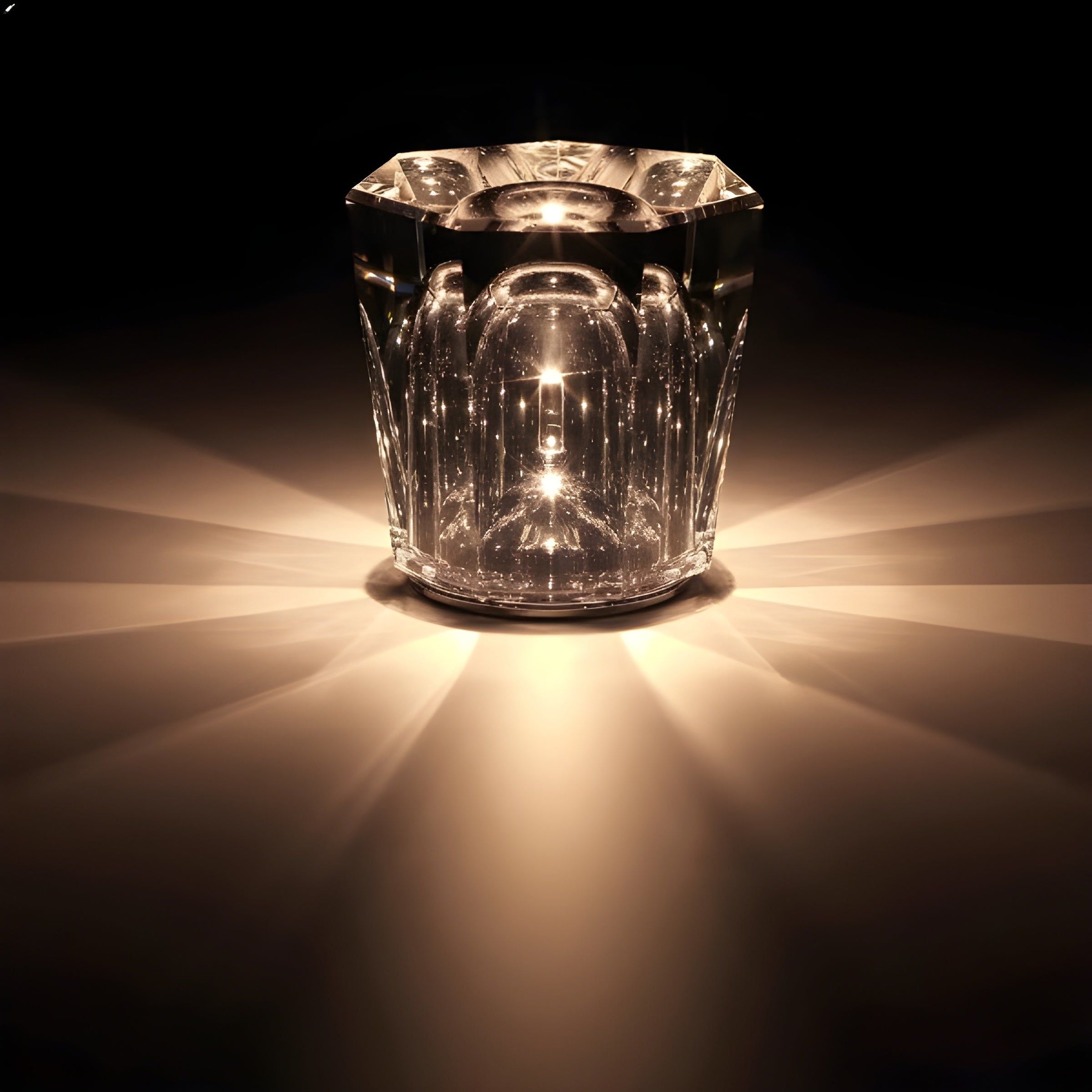 DiamondGlow Lamp - Luxus Diamant Kristall LED Wiederaufladbare Tischlampe