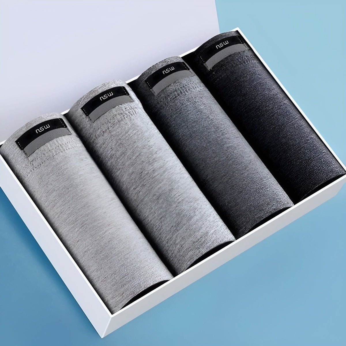 Amil Unterwäsche - Atmungsaktive Baumwoll-Boxershorts für Männer - Herrenunterwäsche