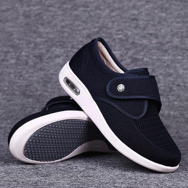 Antonia Schuhe - Unisex Bequeme Diabetiker-Weichschuhe - Blau / 36 - Komfortschuhe