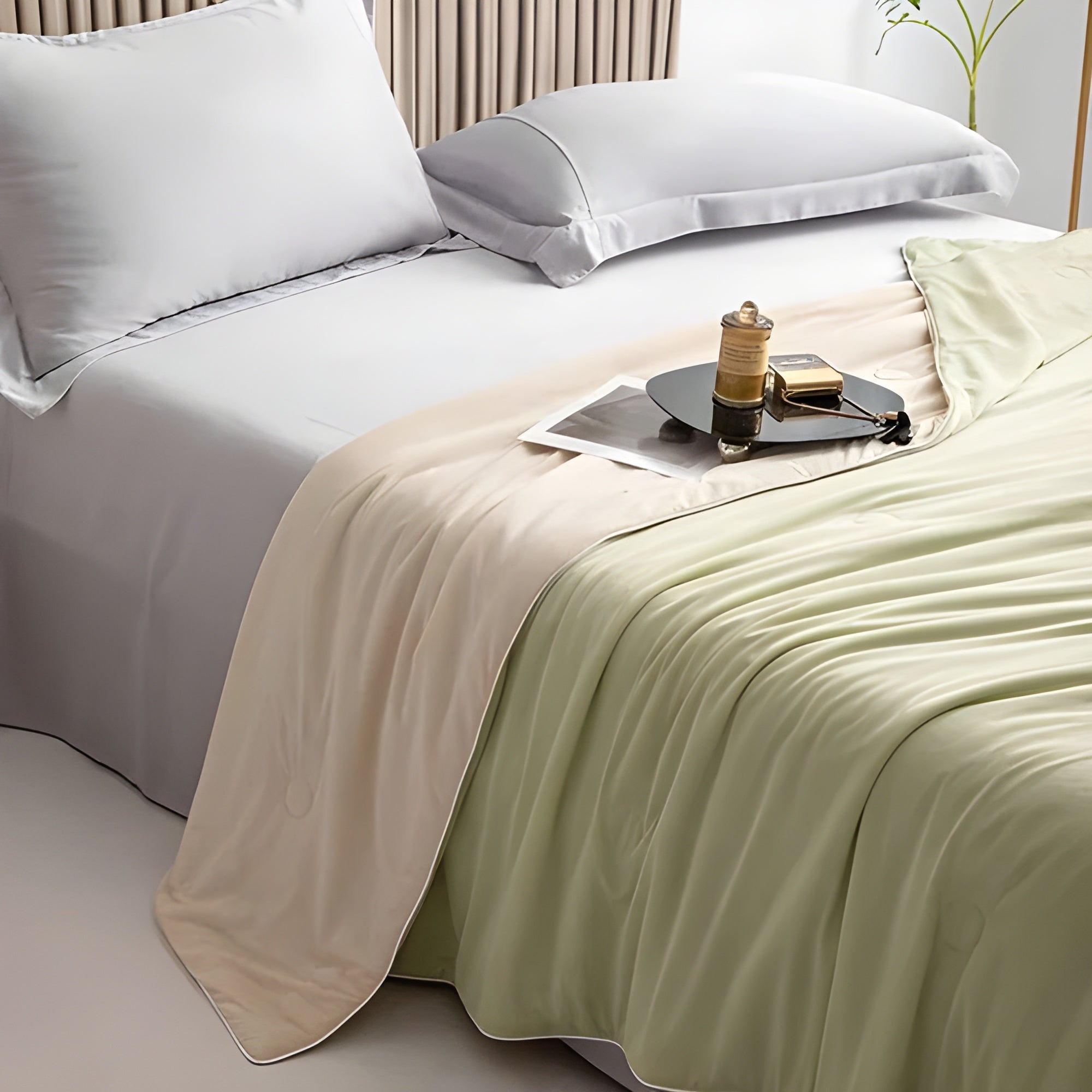 Atmungsaktive Kühldecke – Leichte Sommerdecke für optimalen Schlafkomfort - Decke