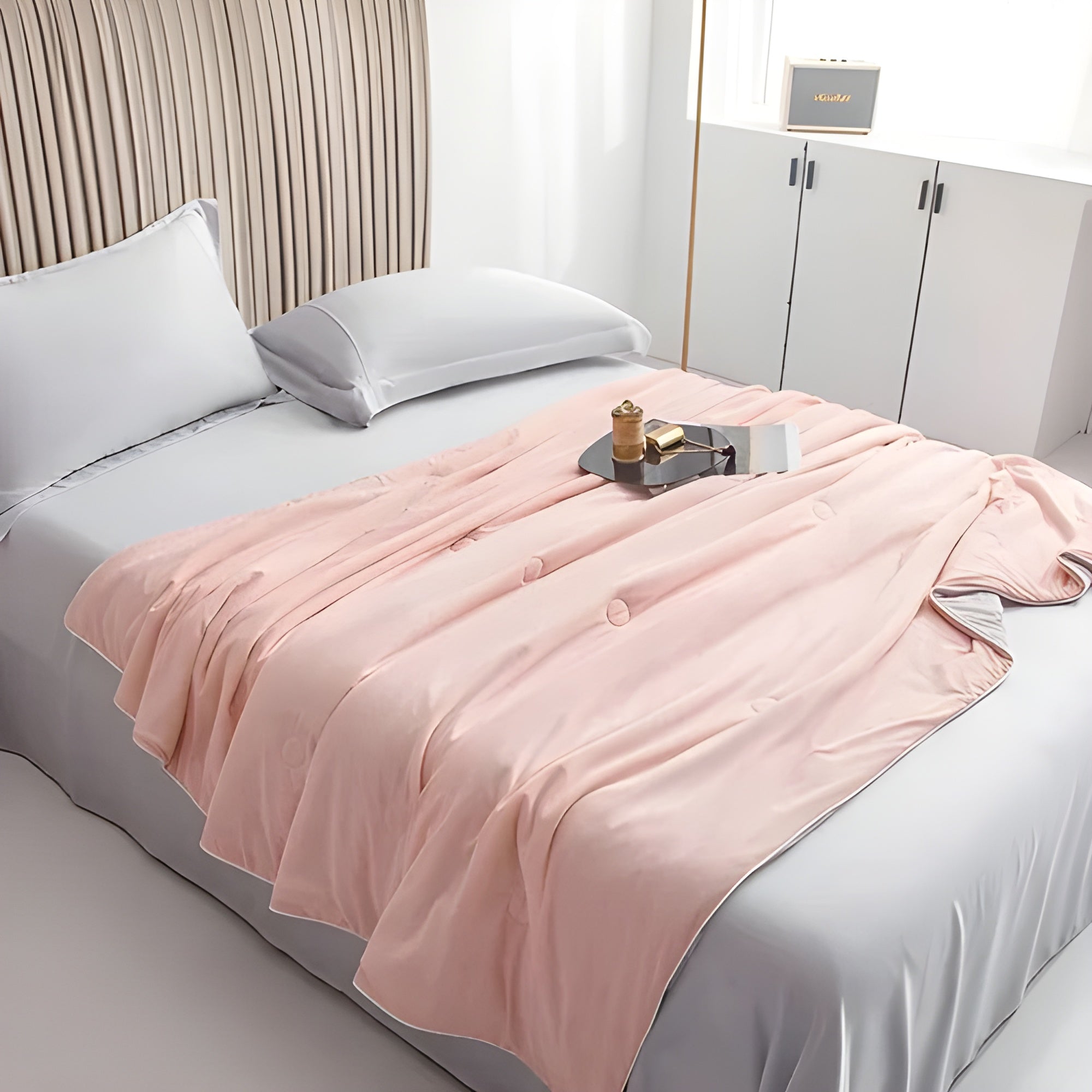 Atmungsaktive Kühldecke – Leichte Sommerdecke für optimalen Schlafkomfort - Decke