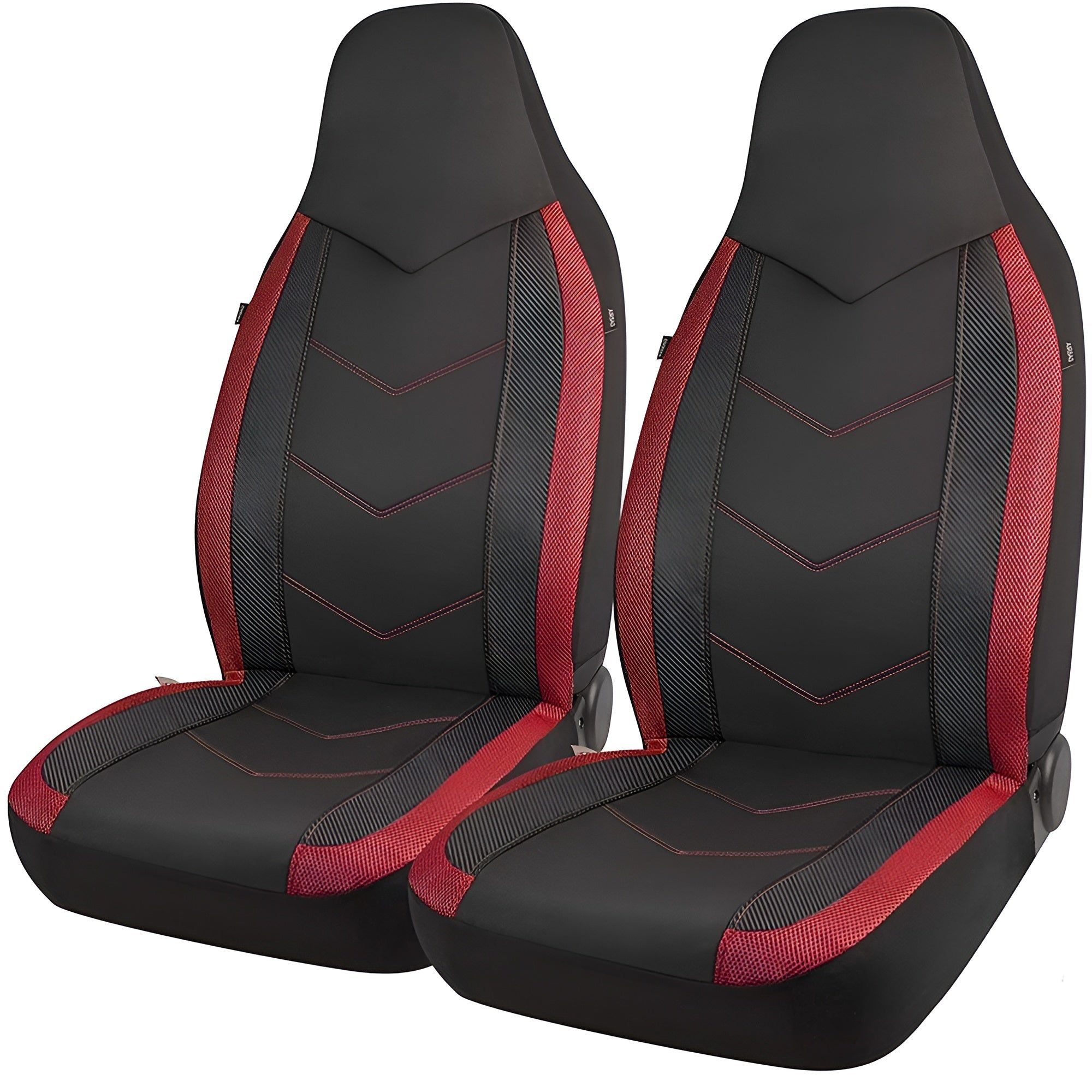 Autositzbezüge mit hoher Rückenlehne – Atmungsaktives Netzgewebe & sportliches Design | Airbag-kompatibel für PKWs SUVs