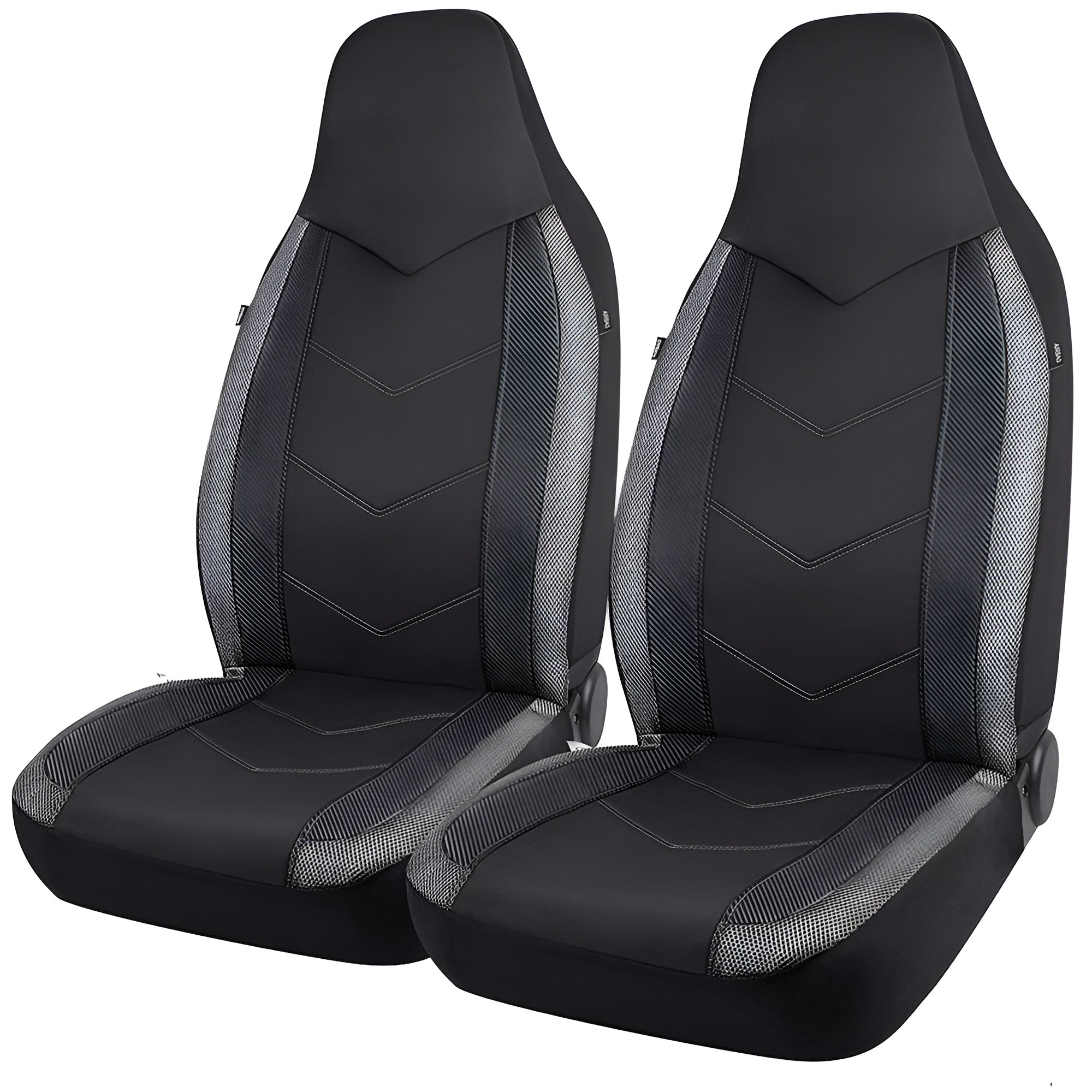 Autositzbezüge mit hoher Rückenlehne – Atmungsaktives Netzgewebe & sportliches Design | Airbag-kompatibel für PKWs SUVs