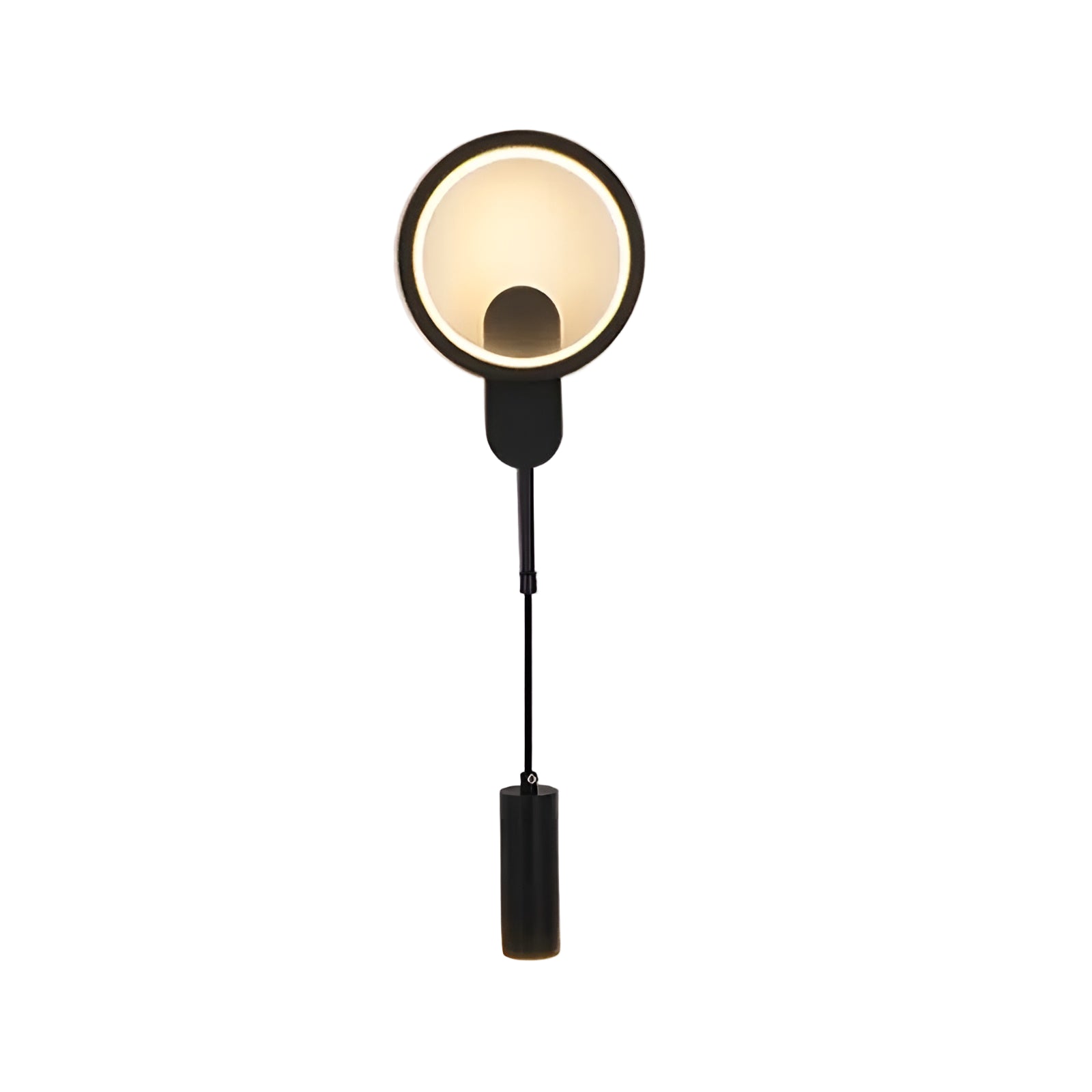 LED-Wandlampe – Stilvolle Schwarz-Goldene Leuchte | Dekorative Beleuchtung für Wohnzimmer, Schlafzimmer & Flur