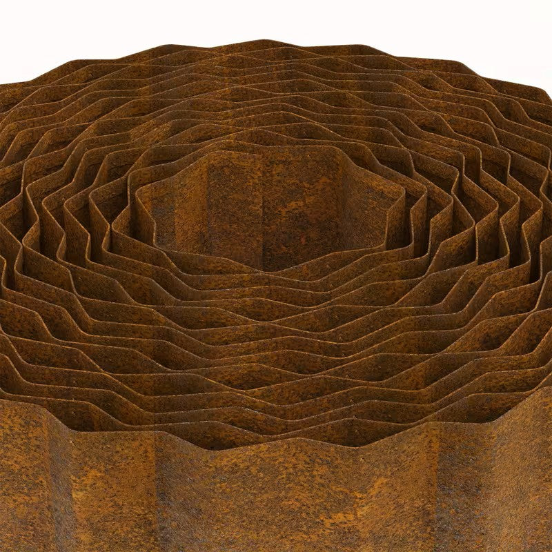 Rasenkante aus verzinktem Stahl – Hochwertige Beetbegrenzung | Stabil und Wetterfest für Garten