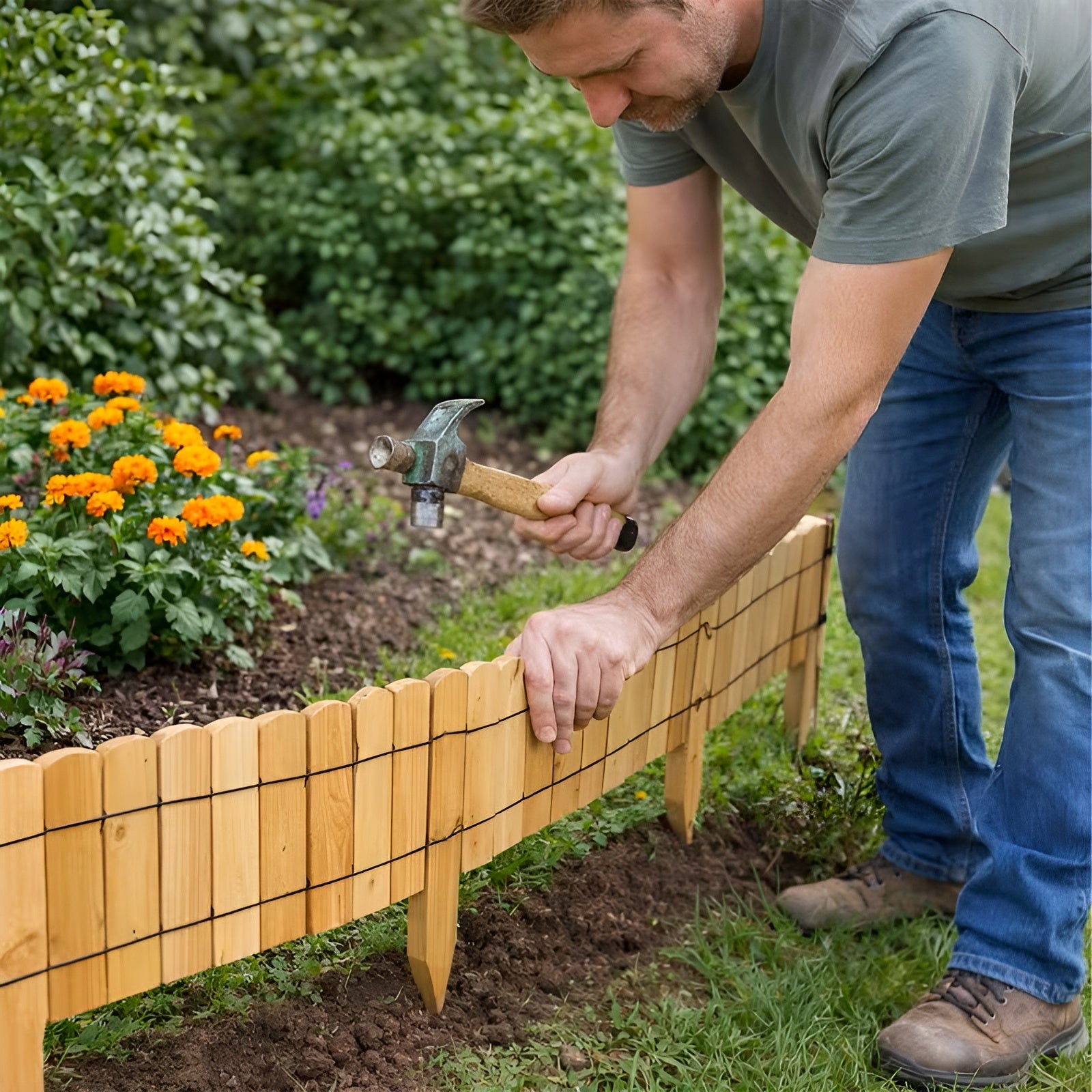 Hellbrauner Holzrahmen in Karottenform – Dekorativer Fotorahmen | Landhaus-Frühlings- und Osterdekoration
