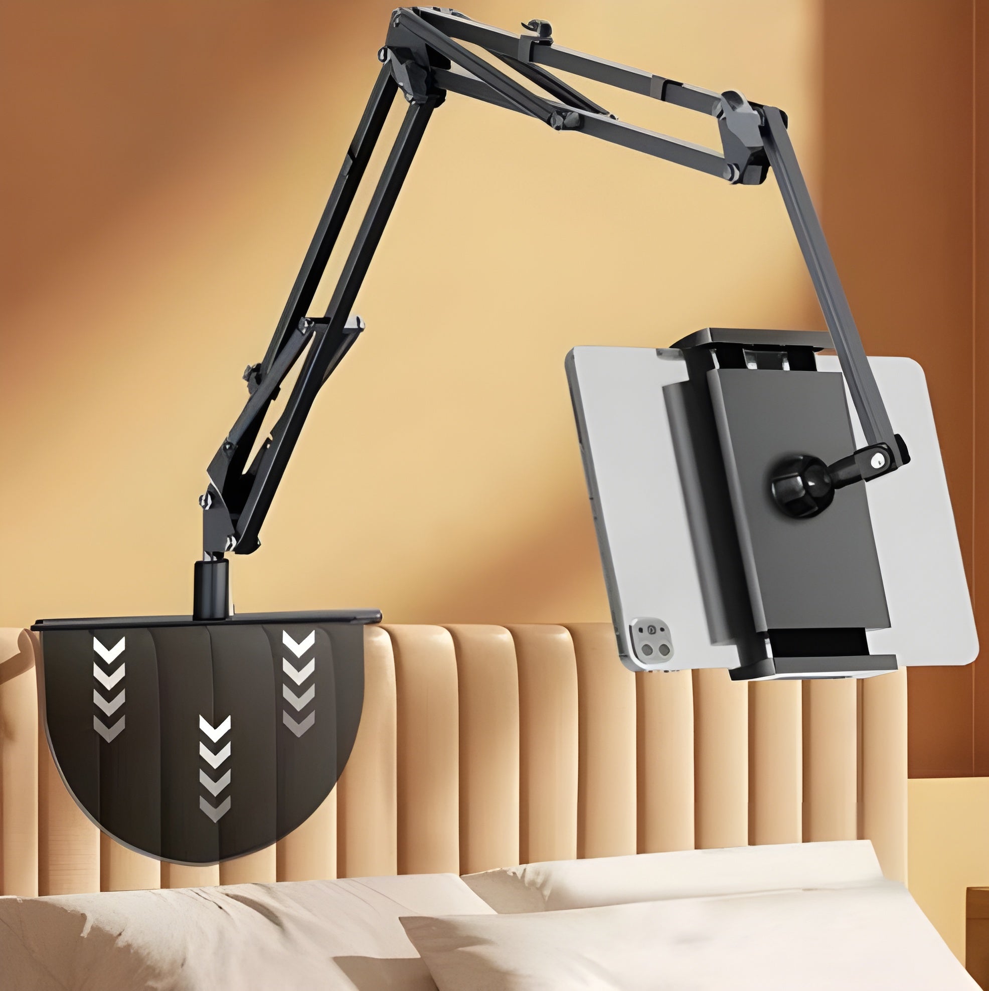 Bedmate Drehbare Gerätehalterung – 360° Verstellbar Für Smartphone & Tablet - Scarlet - Mobile Ständer