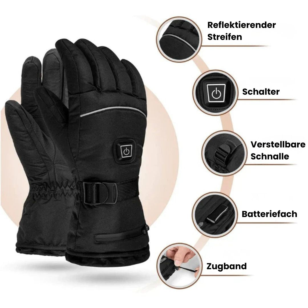 Beheizbare Handschuhe beim Outdoor-Einsatz im Winter