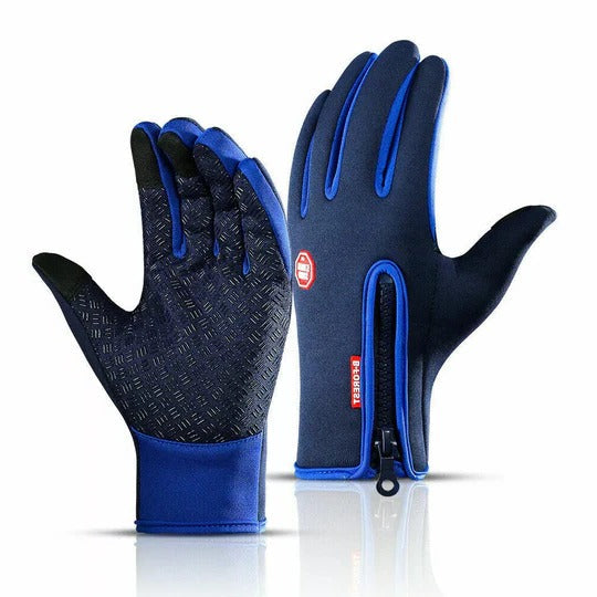 Beheizte Thermohandschuhe für Wintersport und Outdoor - Blau / S - Bekleidungszubehör – Handschuhe