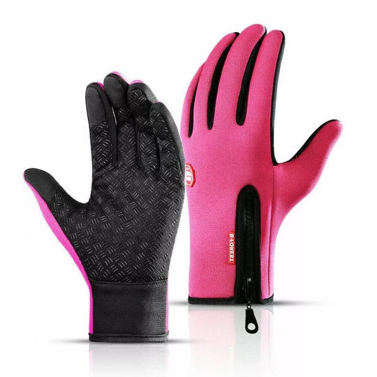 Beheizte Thermohandschuhe für Wintersport und Outdoor - Rosa / L - Bekleidungszubehör – Handschuhe