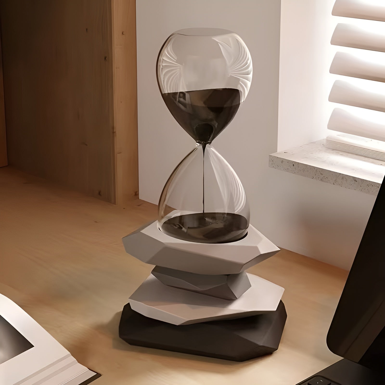 Minimalistische Sanduhr – Zeitlos & Dekorativ | Perfekt für Wohnzimmer und Büro - Wohnzubehör
