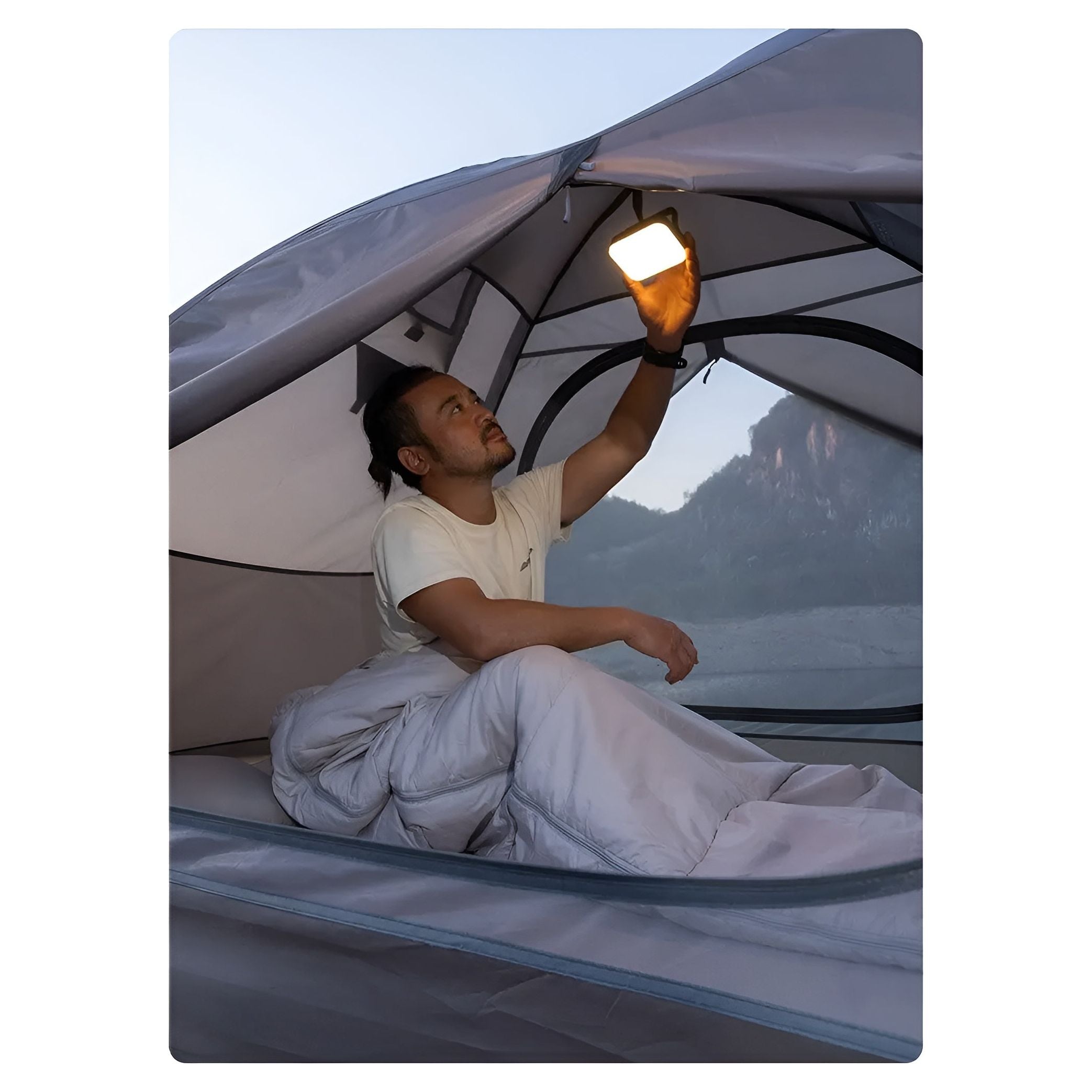 DuraShine Lampe - Wiederaufladbare Magnetische LED-Campinglampe für Ease-Abenteuer - Elegare