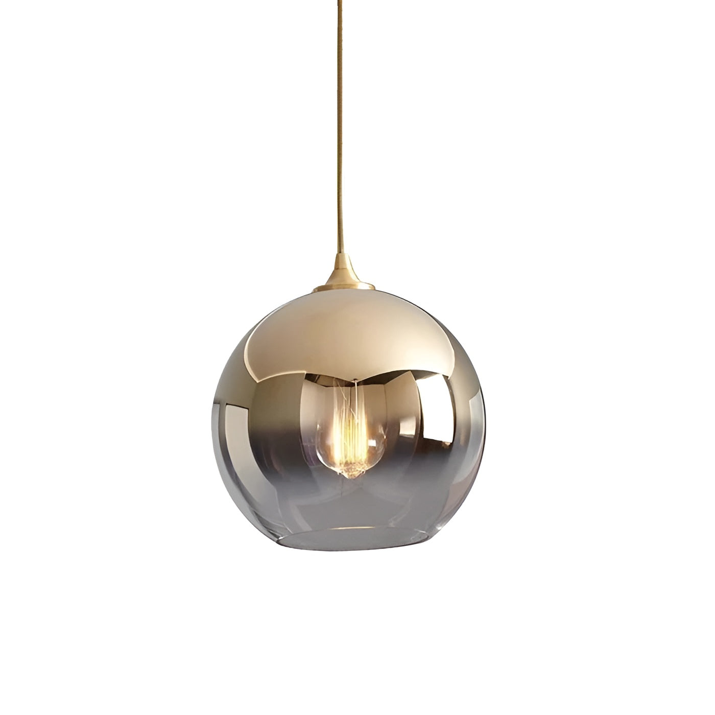 Industrielle Glas-Pendelleuchte mit LED – Modern & dekorativ | Ideal für Küchen, Esszimmer & Bars