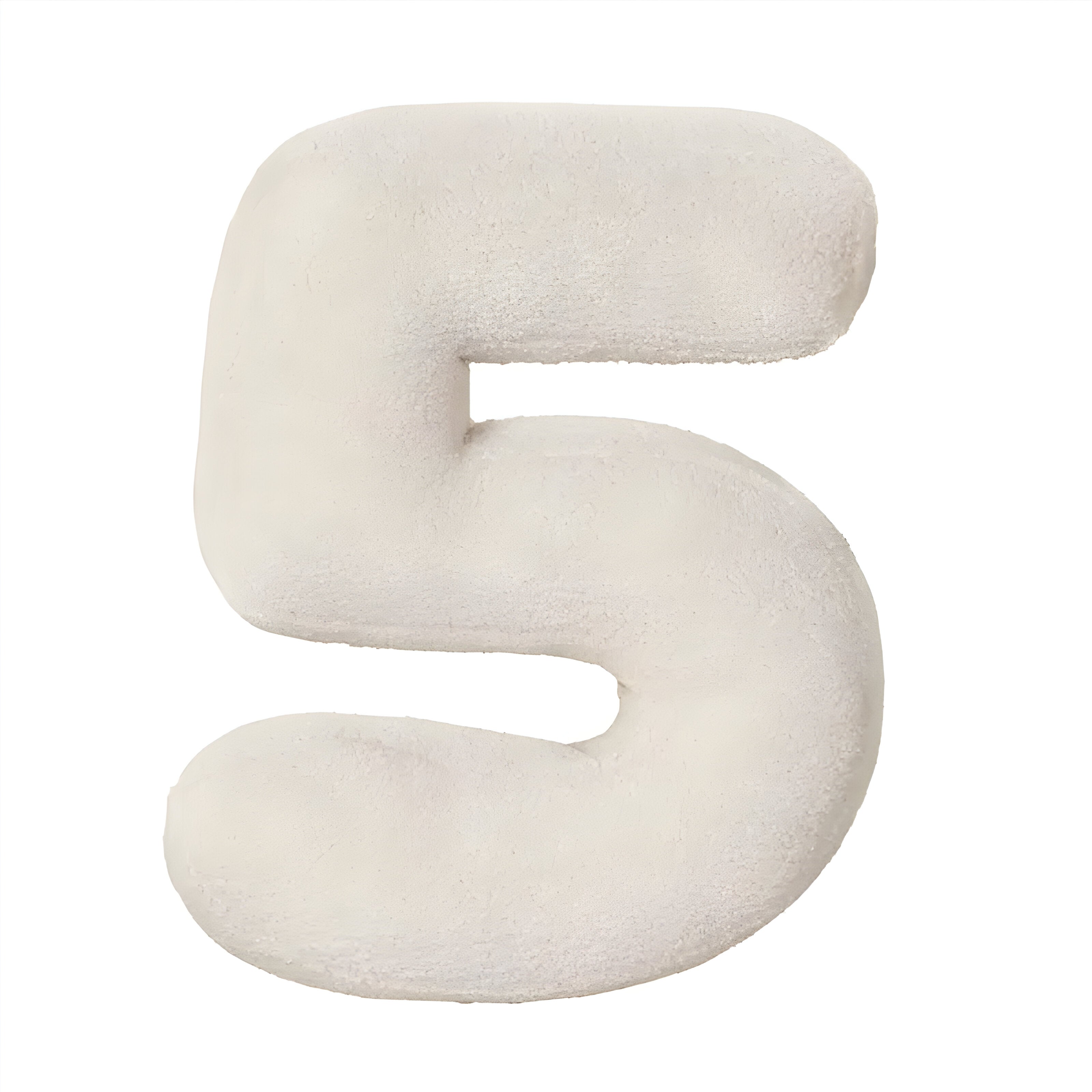 Buchstaben-Kissen aus Plüsch- Personalisierbare Kuscheldeko für Sofa oder Kinderzimmer - Kissen