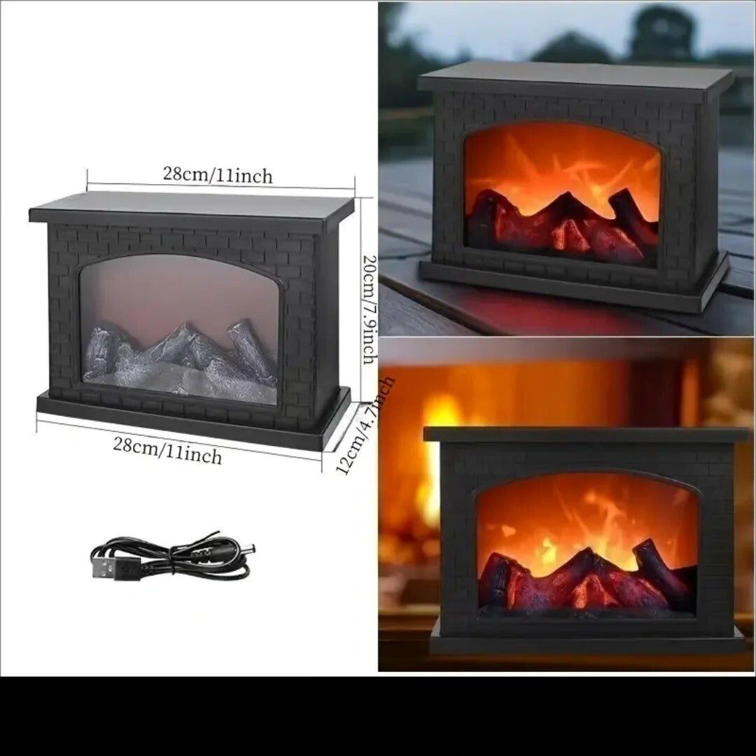 FauxFireplace Light - USB-betriebenes LED-Kaminsimulationslicht