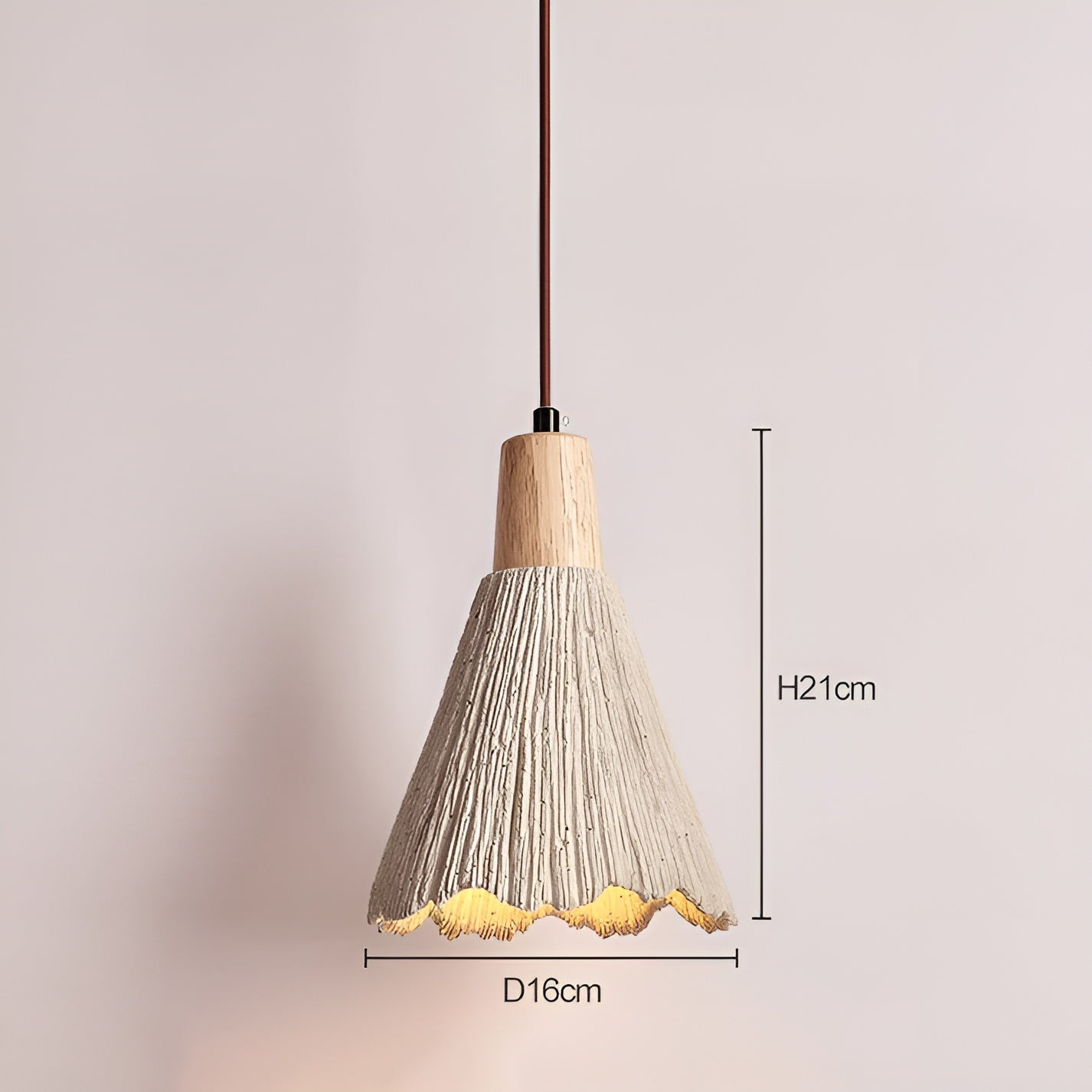 Hängeleuchte aus Zement – Zeitloses Design und Warmes Licht | Für Wohnräume